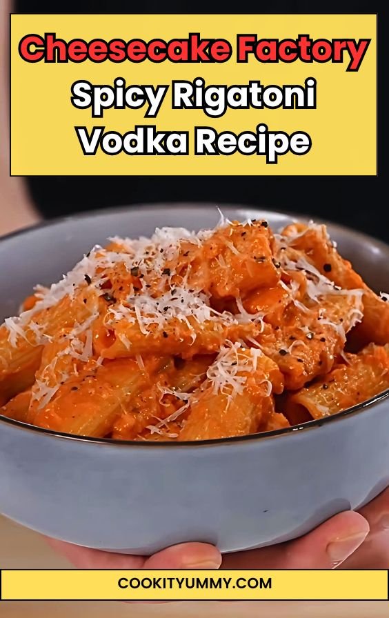 Cheesecake Factory Spicy Rigatoni Vodka Copycat