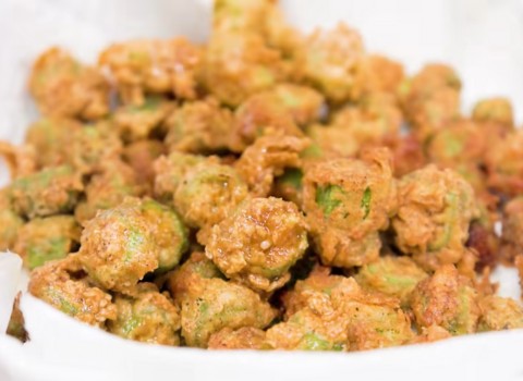 Drain & Serve Your Fried Okra