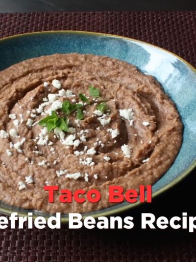 Taco Bell Refried Beans Recipe