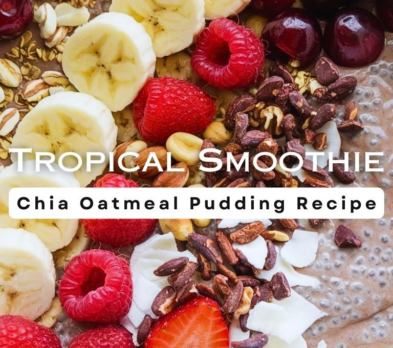 Tropical Smoothie Chia Oatmeal Pudding Recipe