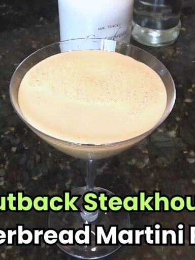 Outback Steakhouse Gingerbread Martini Recipe