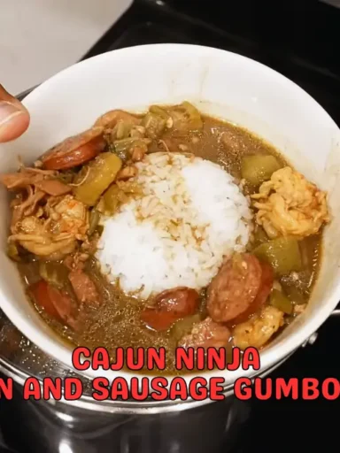 Cajun Ninja Chicken and Sausage Gumbo Recipe