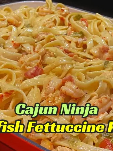 Cajun Ninja Crawfish Fettuccine Recipe